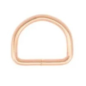 D-ring 20 mm rose gold